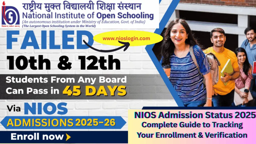 NIOS Admission Status 2025