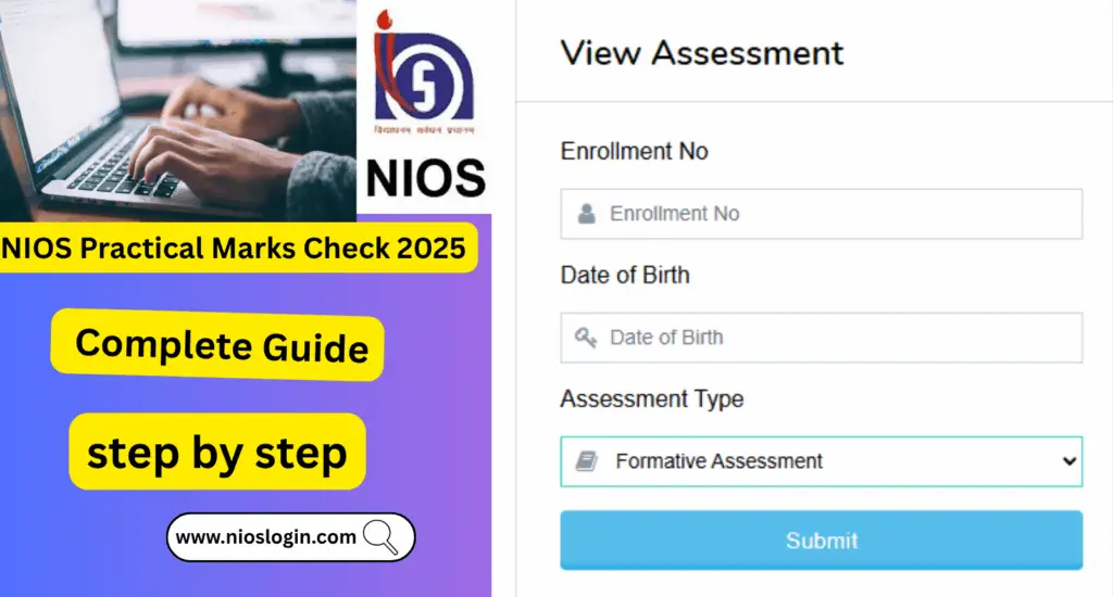 NIOS Practical Marks Check 2025
