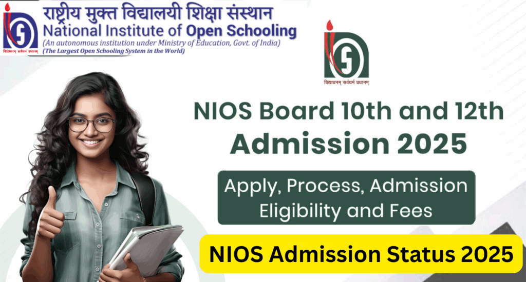 NIOS Admission Status 2025