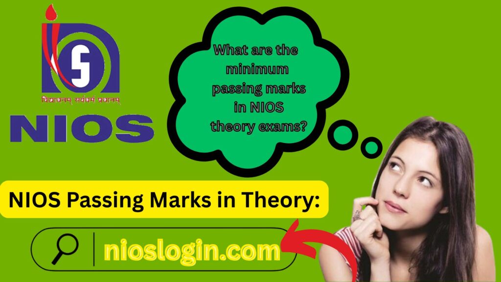 NIOS Passing Marks in Theory: