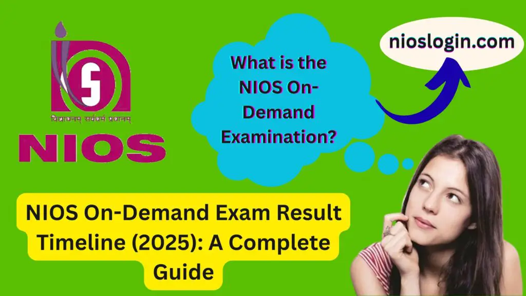 NIOS On-Demand Exam Result Timeline (2025): A Complete Guide