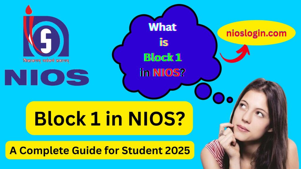 What is Block 1 in NIOS?
